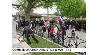 COMMEMORATION ARMISTICE 8 MAI 1945
 