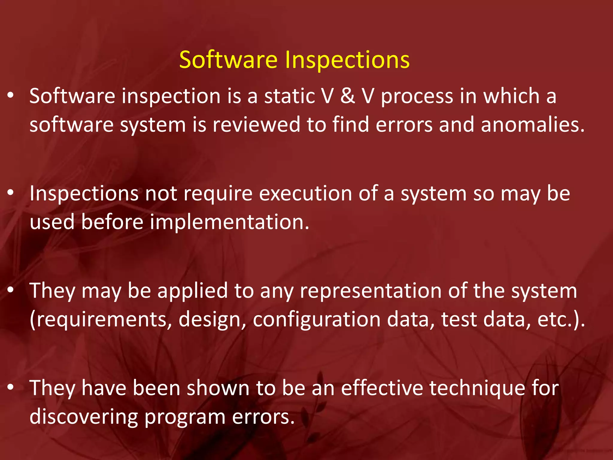 verification and validation | PPT