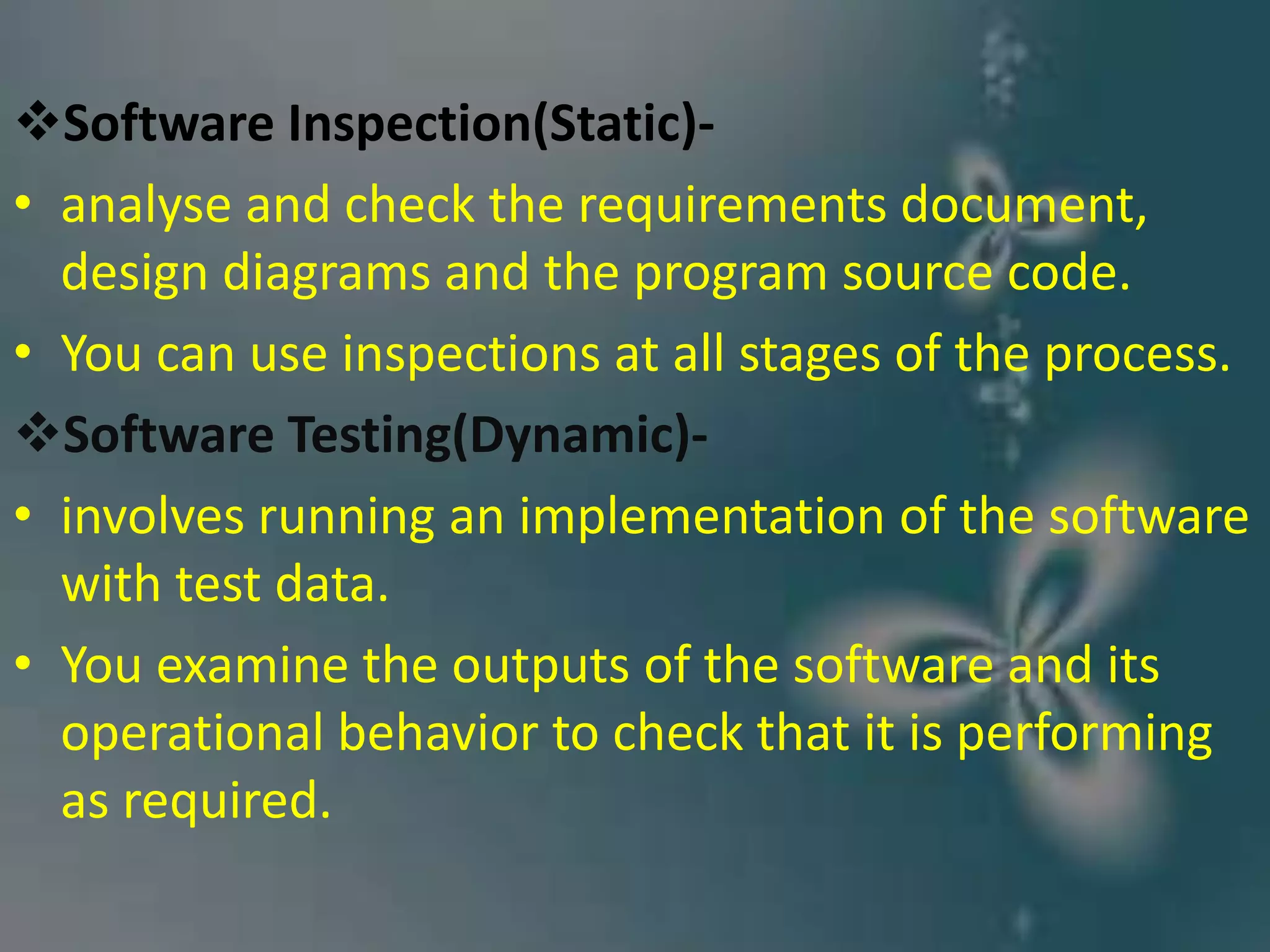 verification and validation | PPT