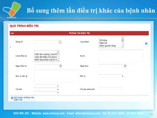 Bổ sung thêm lần điều trị khác của bệnh nhân 