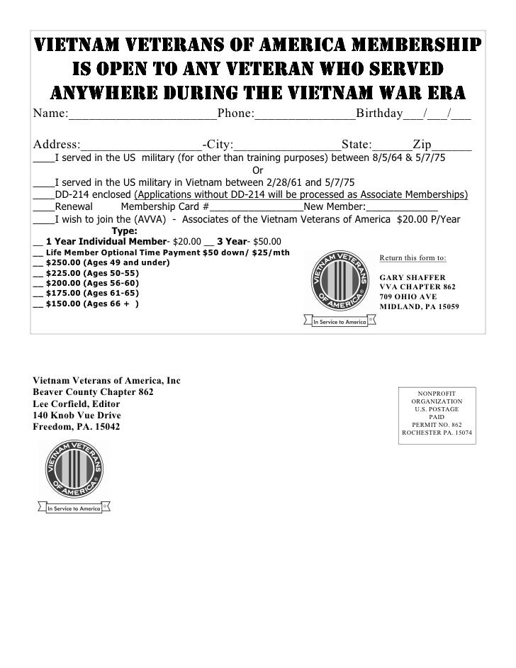 Vva chapter 862 june 2010 newsletter