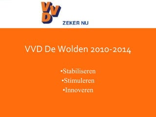VVD De Wolden 2010-2014 ,[object Object],[object Object],[object Object]