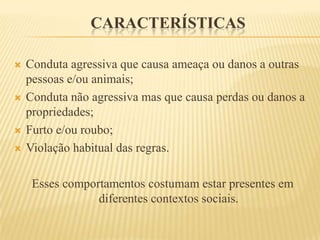 Transtorno do déficit de atenção/hiperatividade O termo Transtorno é usado para indicar a existência de um conjunto de sintomas ou comportamentos clinicamente reconhecível associado na maioria dos casos, a sofrimento e interferência com funções pessoais. De base genética é caracterizado por sintomas de desatenção, acompanhada ou não de hiperatividade e impulsividade. 