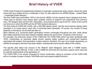 VVER Nuclear Reactors | PPTX