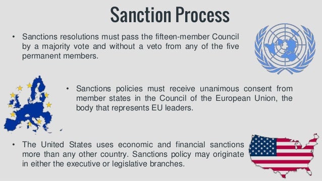 Benefits of economic sanctions