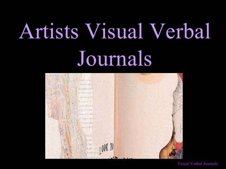 Creating a Visual Verbal Journal!