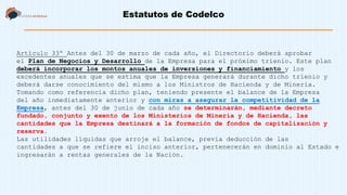 CODELCO CHILE - Gobernanza y Futuro | Ivan Violic Slide 7