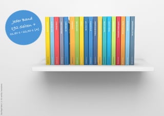 Jeder Band 
192 Seiten + 
21,80 € • 22,50 € [A] 
Foto Regal Seite 1, 2, 26: zentilla, istockphoto 