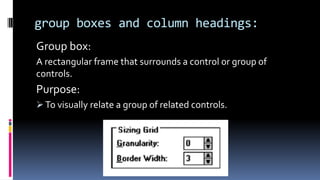 Screen based controls in HCI | PPTX