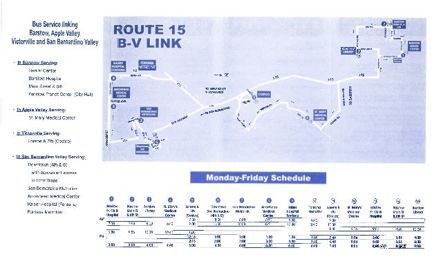 THE NUMBER 15 BUS SCHEDULE visual data 2