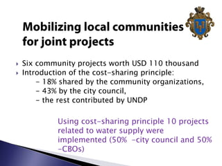 Fostering Sustainable Local Development 