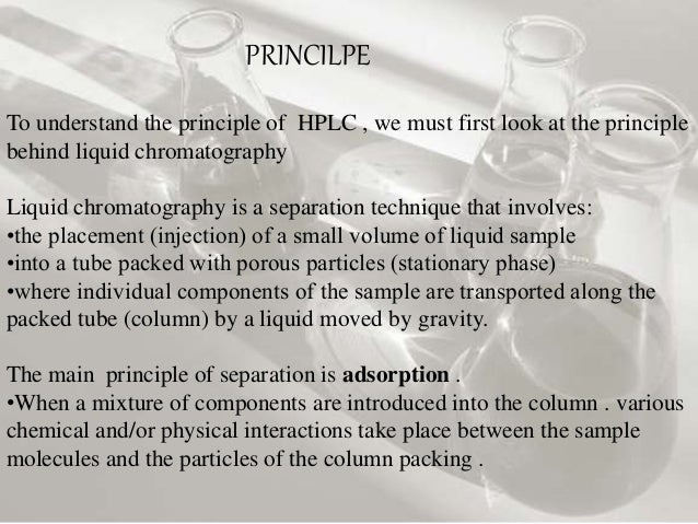 high performance liquid chromatography hplc hplc principle