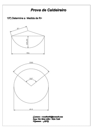 TESTE PARA CALDEIREIRO