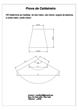 TESTE PARA CALDEIREIRO