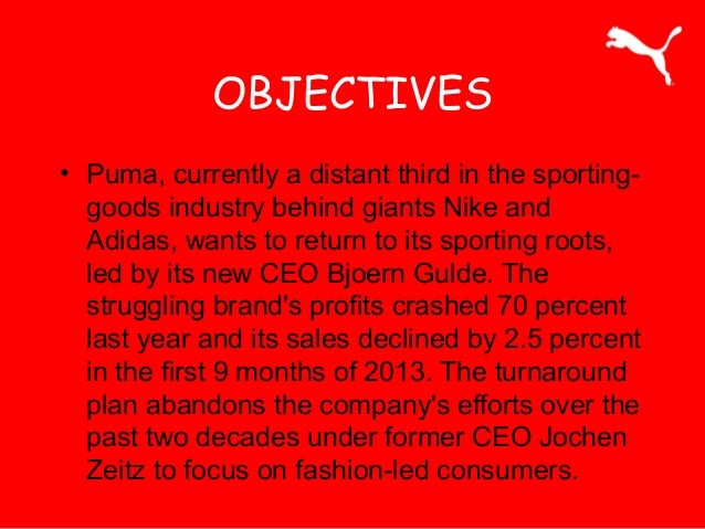 puma company vision and mission statement