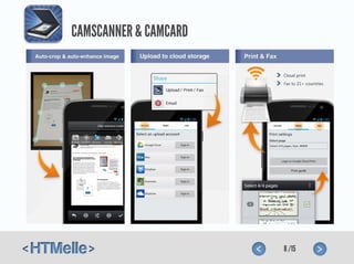 CAMSCANNER & CAMCARD




                       8 /15
 