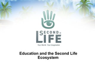Education and the Second Life Ecosystem 