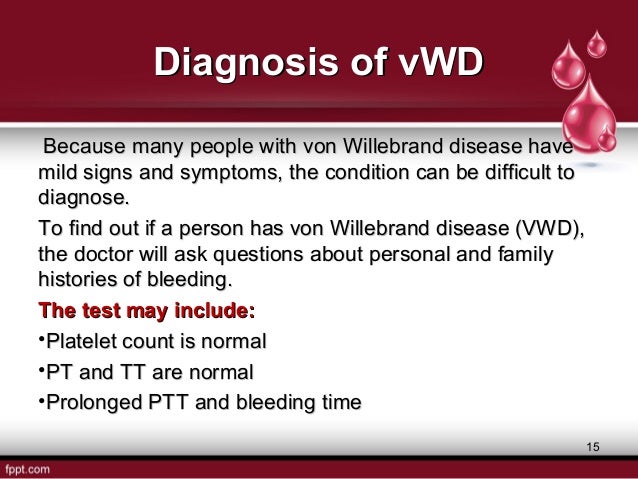 Von Willebrand Disease