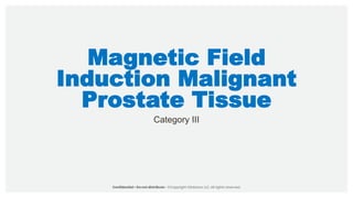 Magnetic Field
Induction Malignant
Prostate Tissue
Category III
 