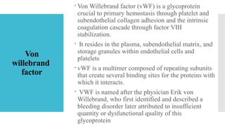 Comprehensive Overview of Von Willebrand Factor and Primary Hemostasis ...