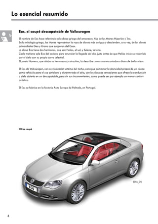 Volkswagen Eos  Ficha técnica, Consumo, Medidas