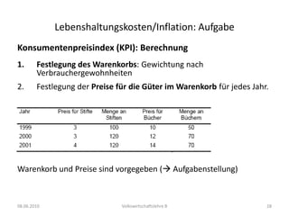 08.06.2010Volkswirtschaftslehre B19Wirtschaftskreislauf(T - G) + (S - I) + (IM - EX) = 0(T – G) 	= 	Nettoersparnisse der öffentlichen Hand 					(Haushaltsüberschuss)(S – I) 	= 	Inländische Nettoersparnisse der 								Privathaushalte(IM – EX) 	= 	Nettoimporte (Handelsbilanz)