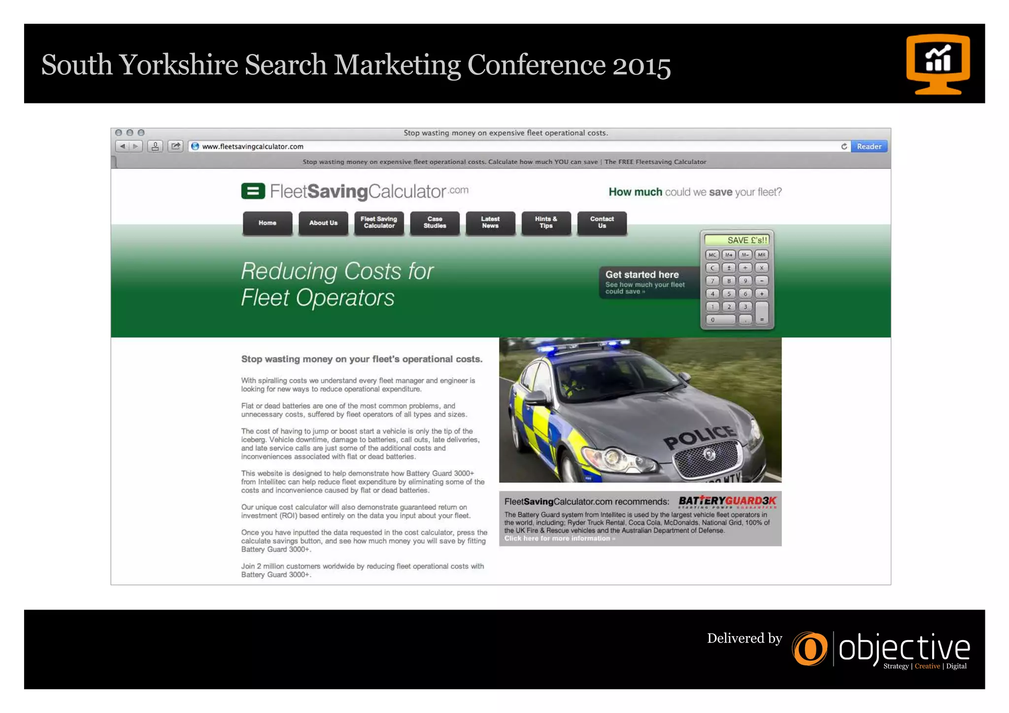 South Yorkshire Search Marketing Conference 2015
Delivered by
 