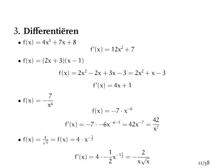 Examentips B Wiskunde Vwo