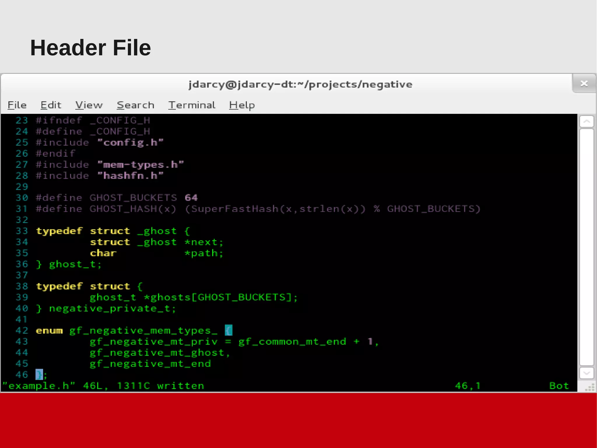 Header File
 