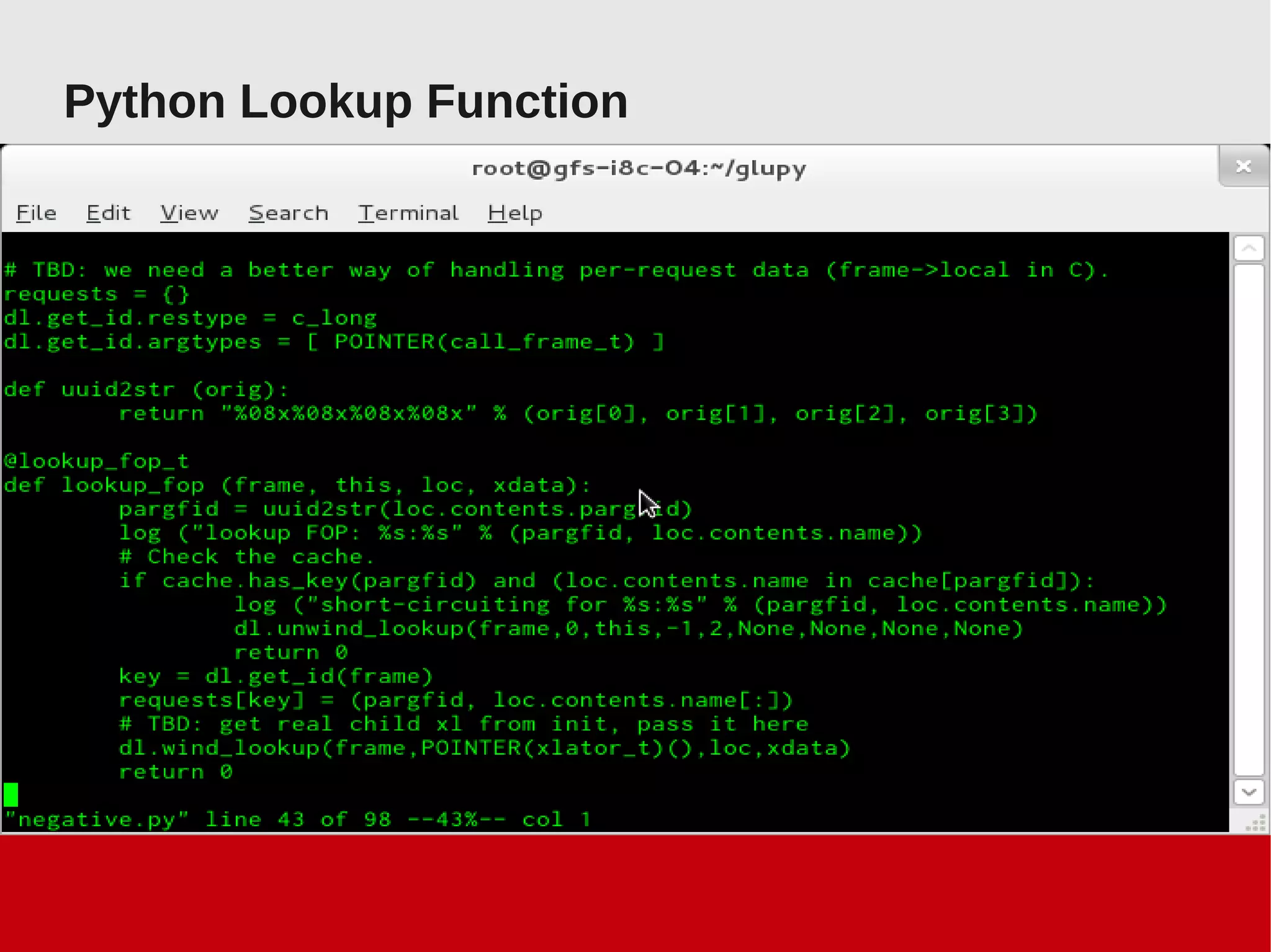 Python Lookup Function
 