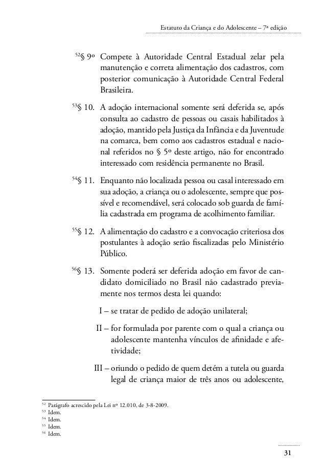 Artigo 33 eca