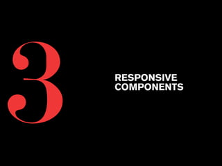 RESPONSIVE 
3 COMPONENTS 
 
