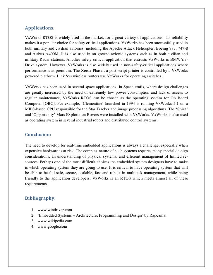 Vxworks Rtos