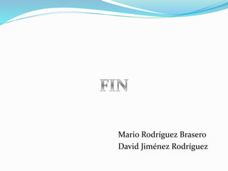 Mario Rodríguez Brasero
David Jiménez Rodríguez
 