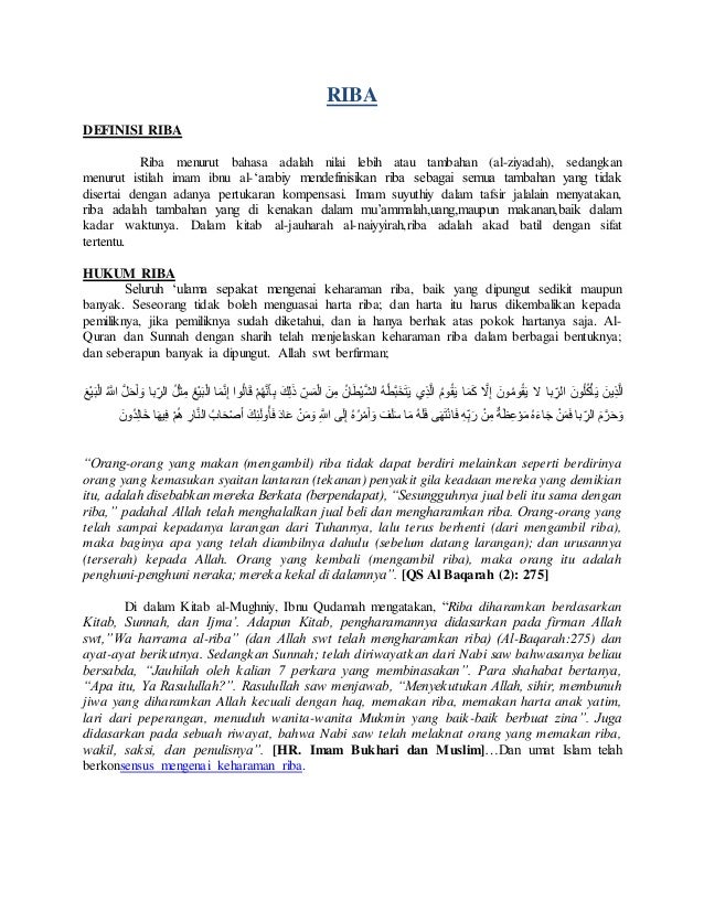 Riba Bank Dan Asuransi
