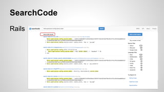 SearchCode
Rails
 