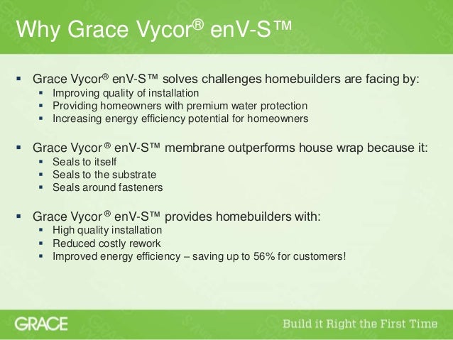 Grace Vycor® enV-S™ vs. Traditional Housewrap