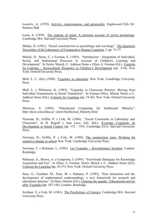 Vygostski E A Zdp
