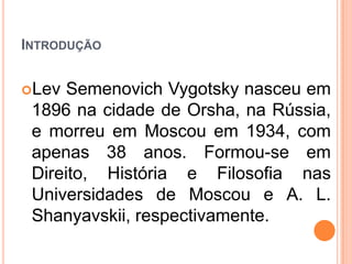 história de vygotsky