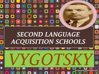 SECOND LANGUAGE
ACQUISITION SCHOOLS

VYGOTSKY

 