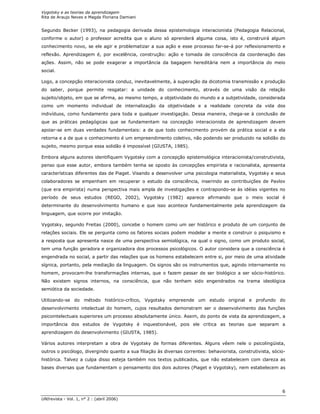 Vygotsky e as teorias da aprendizagem | PDF