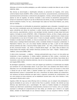 Vygotsky e as teorias da aprendizagem | PDF