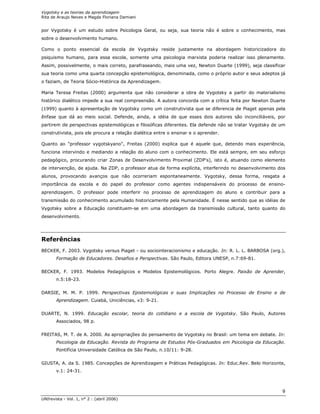Vygotsky e as teorias da aprendizagem | PDF