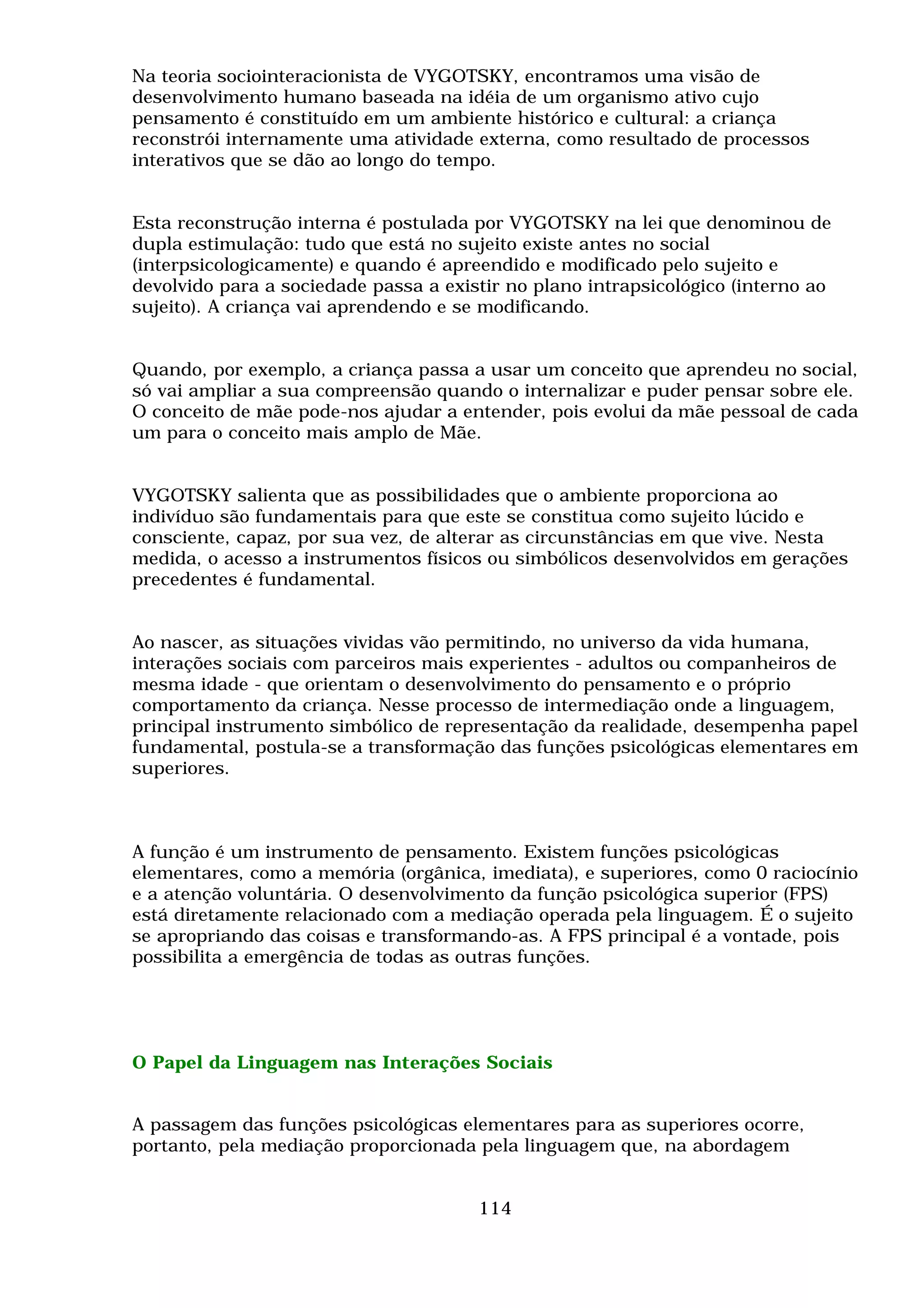 Vygotsky E O Papel Das InteraçõEs Sociais Em Sala De Aula