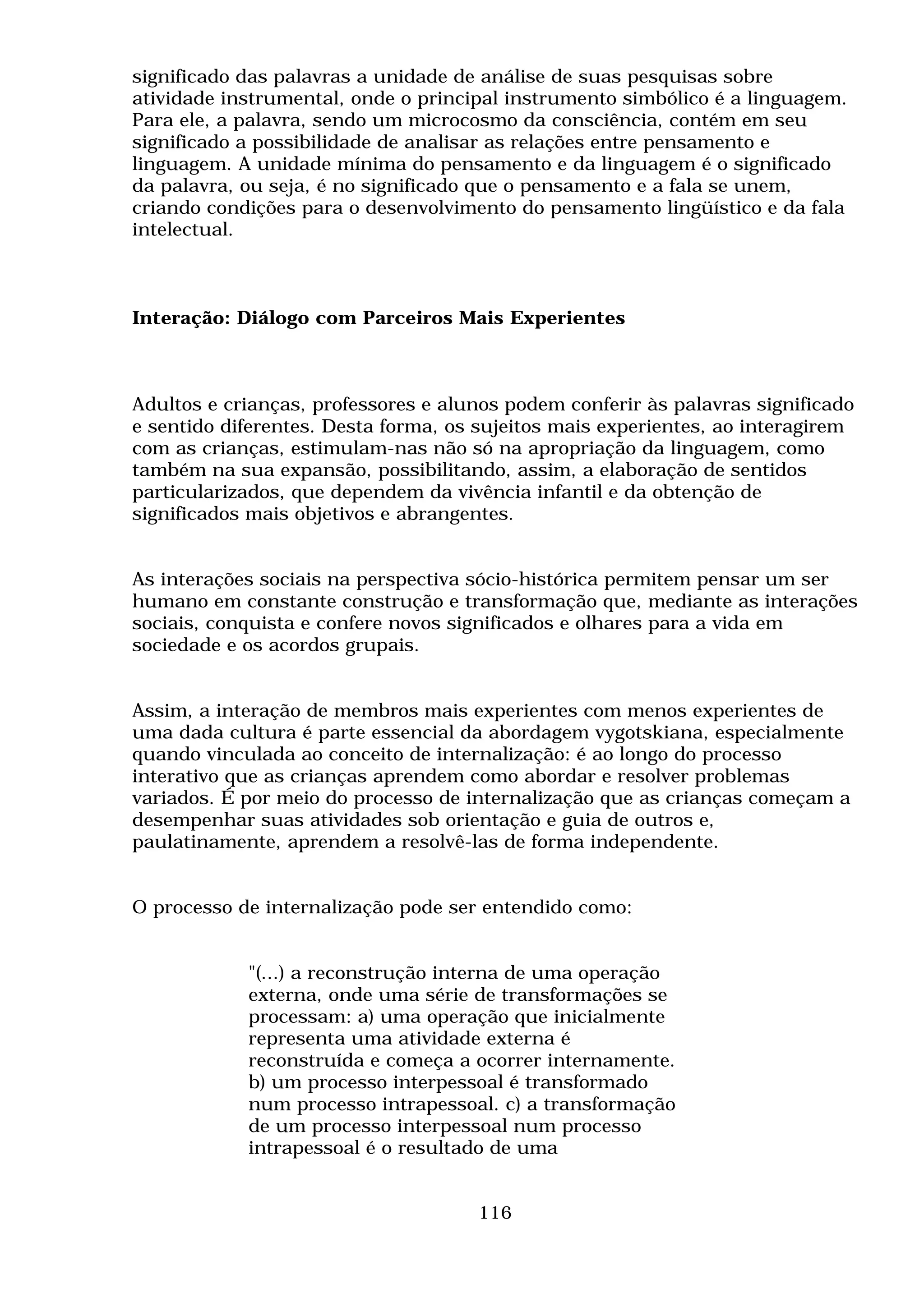 Vygotsky E O Papel Das InteraçõEs Sociais Em Sala De Aula
