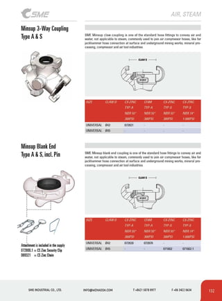 SME Universal Minsup Air Hose Couplings Adapters Compressor Hose ...