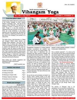 Vihangam Yoga Times-Content Page-Dec.2011
