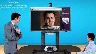 Vytru RVC
Room Video Conferencing
Bringing Microsoft Lync to your meeting room
 