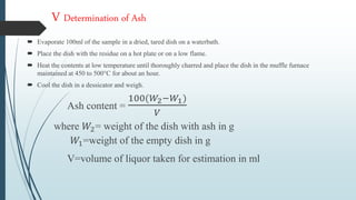 Quality control & testing parameters in alcoholic beverage | PPTX