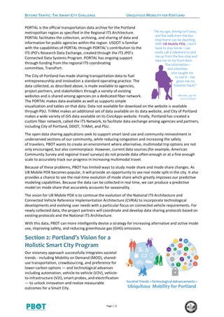 Portland Smart City Challenge | PDF